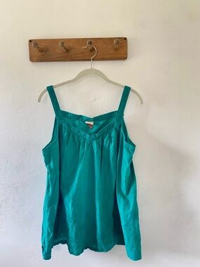 Vintage Sonoma Life + Style Embroidered Tank, 100 Cotton, XL